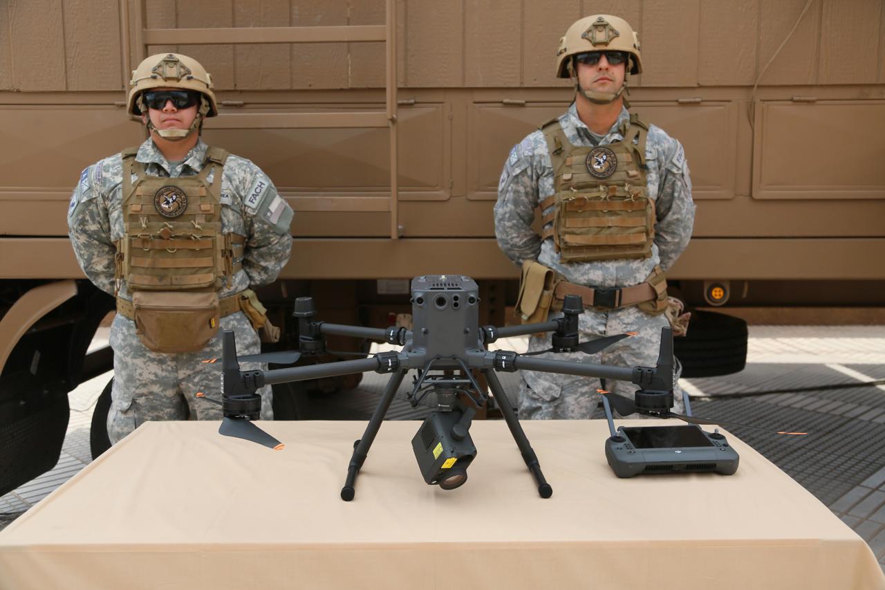 Ministerio de Defensa entregó 18 drones que permitirán extender vigilancia en la frontera norte/Ministerio de Defensa