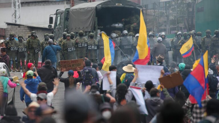 Protestas en Ecuador: CIDH llama al Gobierno a establecer diálogo con los manifestantes para “prevenir violaciones a los DD.HH.”