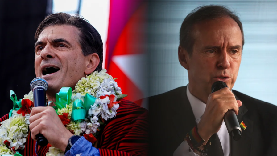 Rodrigo Paz y jorge Quiroga. EFE