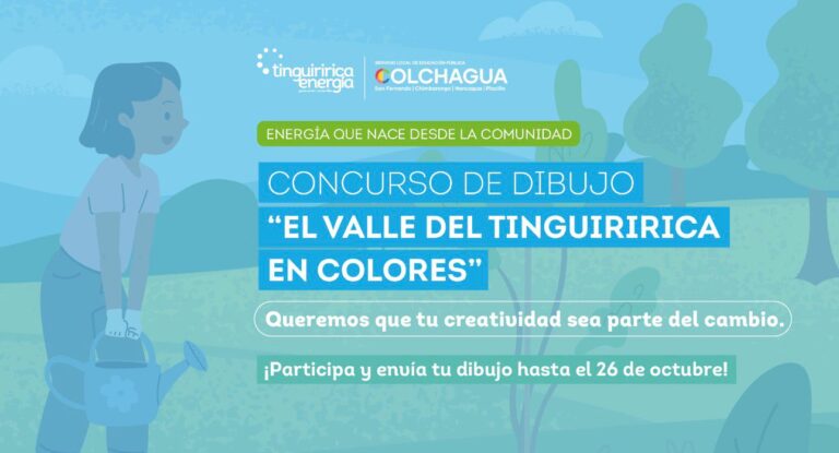 Tinguiririca Energía y SLEP Colchagua lanzan convocatoria del Concurso de Dibujo 2025: 