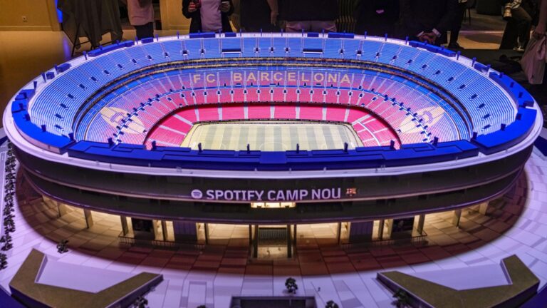 El Barcelona no prevé alcanzar aforo del Spotify Camp Nou a 62 mil personas hasta comienzos de 2026