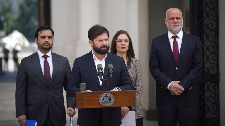 Presidente Boric informa que 