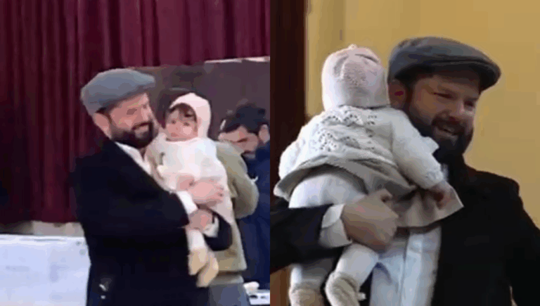 Así fue la llegada del Presidente Gabriel Boric a su local de votación en Punta Arenas