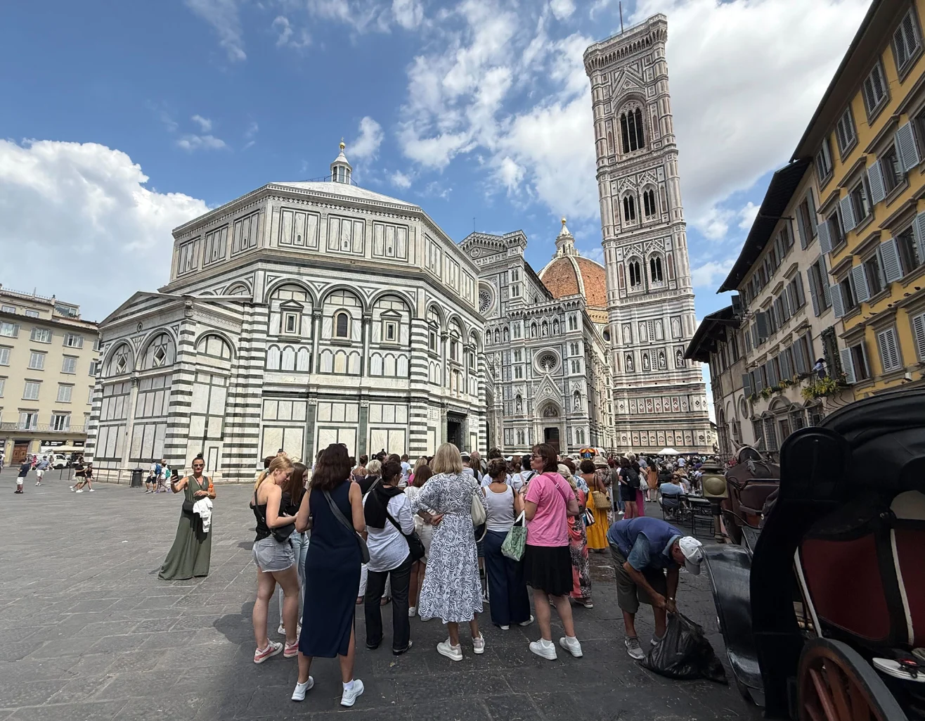 Según un residente local, Florencia ha experimentado un auge este otoño, pero estuvo menos concurrida de lo normal durante el verano. Christoph Sator/dpa/picture alliance/Getty Images