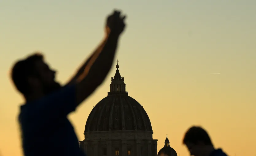 Según la guía Agnes Crawford, octubre en Roma se sintió más ajetreado que nunca. Tiziana Fabi/AFP/Getty Images