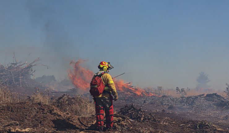 Gobierno decreta duelo en Región de O´Higgins tras muerte de comandande de Bomberos durante combate de incendio en Litueche