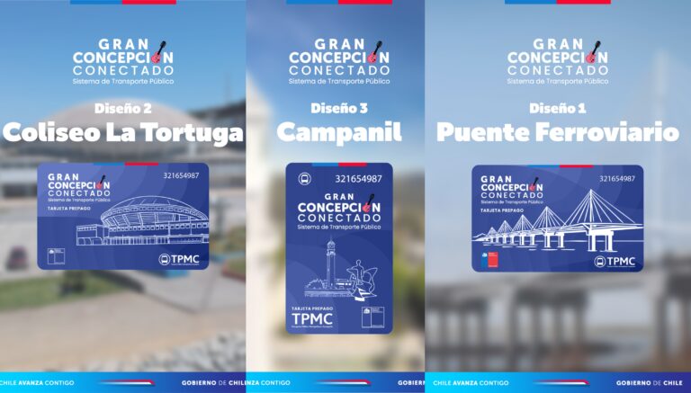 Nueva tarjeta de pago electrónico para Concepción: ¿cómo votar por uno de los diseños?