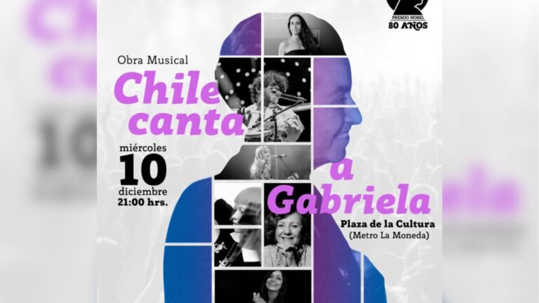 A 80 años del Premio Nobel: Más de 50 artistas realizarán homenaje a Gabriela Mistral frente a La Moneda