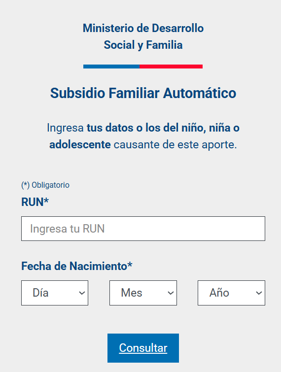 Subsidio Familiar Automático: Revisa con tu RUT si te corresponden los más de $20 mil