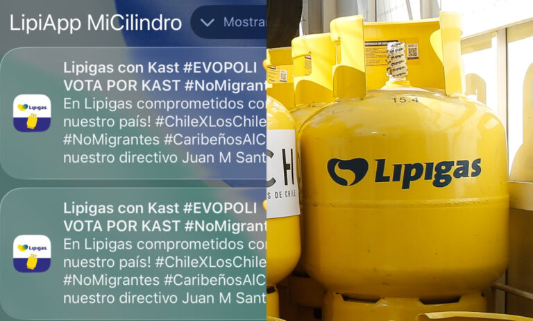 Lipigas denuncia a Fiscalía uso no autorizado de su aplicación con mensajes a favor de Kast