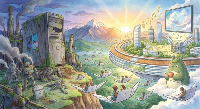 Columna de Mario Saavedra: Cuando Windows 10 muere… y Apple se frota las manos