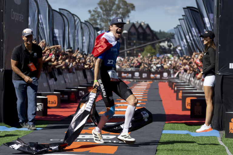 ¡Histórico!: Diego Moya se consagra ganador del Ironman 70.3 de Pucón