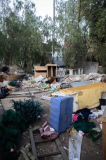 Desalojo de toma en Peñalolén/@penalolen