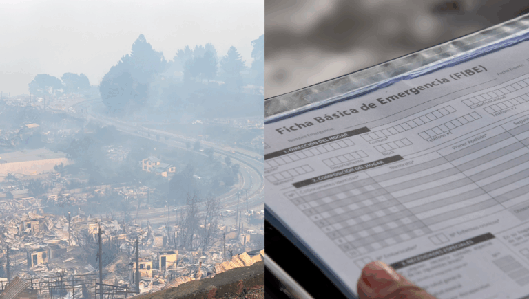 Ficha FIBE: Gobierno espera iniciar desde el martes el catastro de familias afectadas por incendios en la Región del Biobío