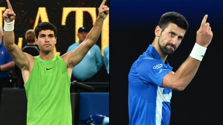 Carlos Alcaraz y Novak Djokovic se medirán en la final del Australian Open 2026: ¿Cuándo juegan?