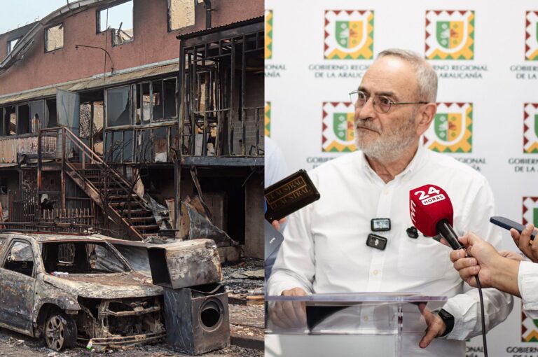 Gobernador de La Araucanía acusa “intereses económicos” detrás de incendios forestales en el sur: “No todos son pirómanos”