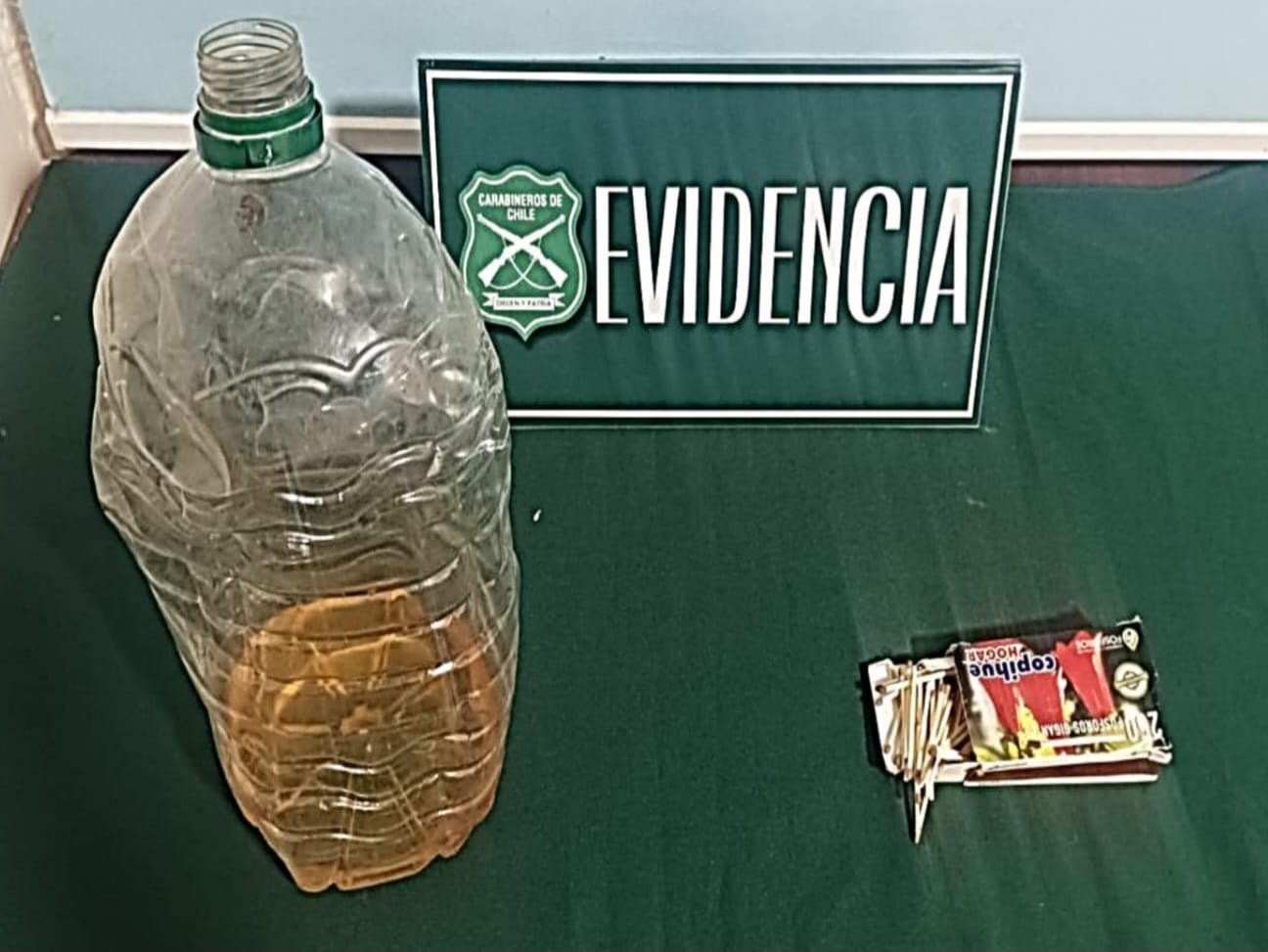 Detienen a sujeto por incendio en Perquenco: Portaba líquido acelerante, fósforos e intentó escapar/Carabineros