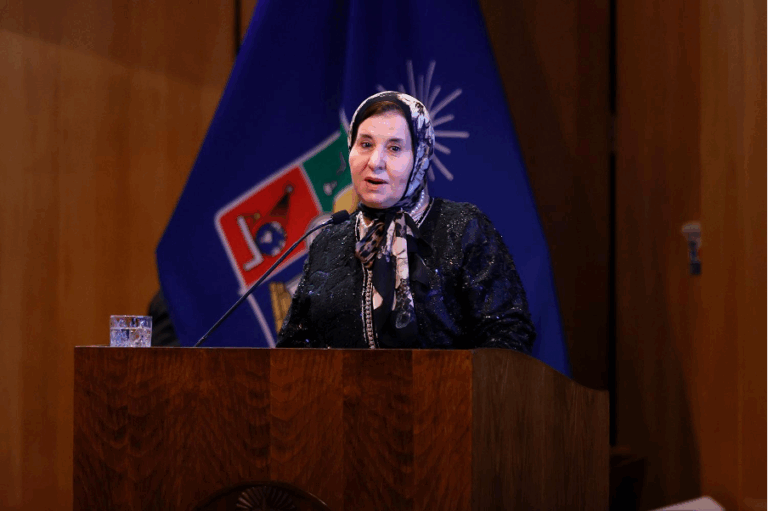 Universidad de Chile otorga Medalla Rectoral a la embajadora de Marruecos en Chile, Kenza El Ghali