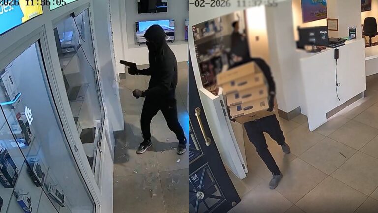 Violento robo armado a PC Factory deja un trabajador herido: Llegaron directo a la bóveda