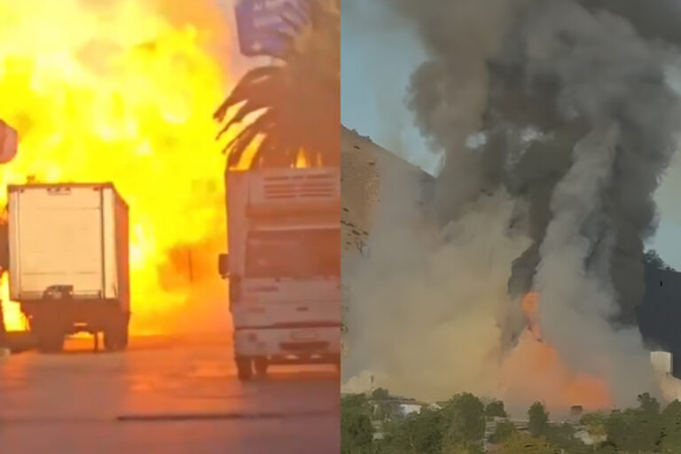 Los impactantes videos que dejó la explosión y el posterior incendio en Renca