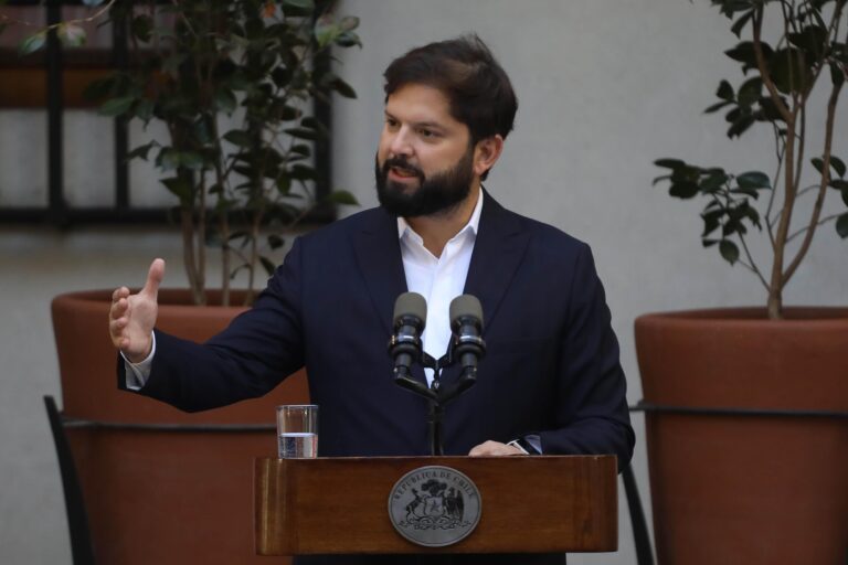 Presidente Boric llama al Senado a 