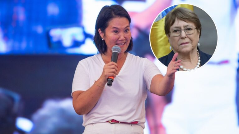 Keiko Fujimori respalda candidatura de Bachelet a la ONU: 