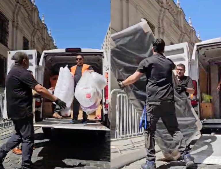 Con cama incluida: Trasladan muebles de José Antonio Kast para su estadía en La Moneda