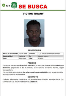 Ficha descriptiva de Carabineros de Chile de Víctor Thiany