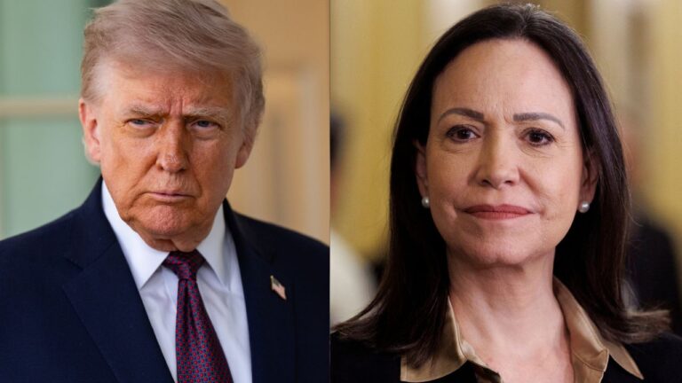 Donald Trump revela que María Corina Machado le regaló su Nobel de la Paz de 