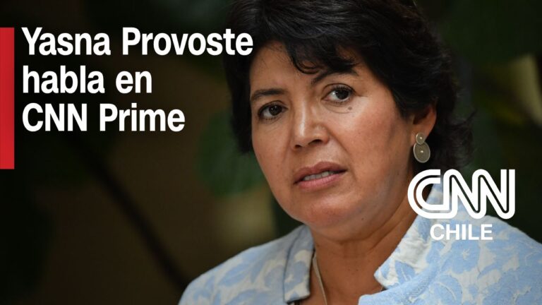 EN VIVO | CNN Prime con la senadora Yasna Provoste (DC)