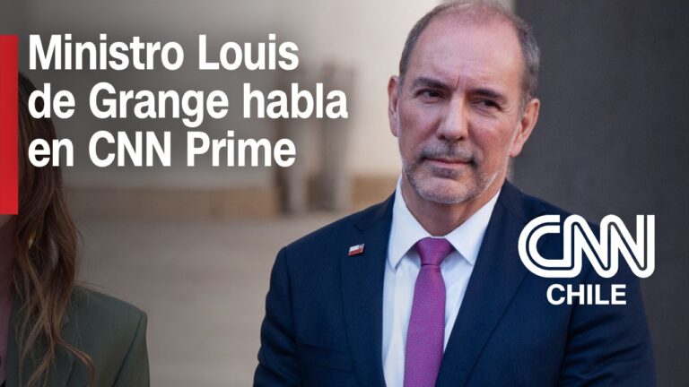 CNN Prime con Louis de Grange, ministro de Transportes y Telecomunicaciones