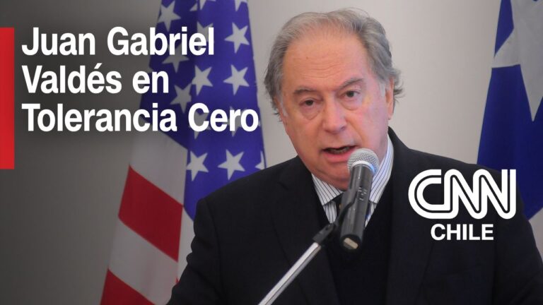 EN VIVO | Tolerancia Cero con Juan Gabriel Valdés, exembajador de Chile en Estados Unidos