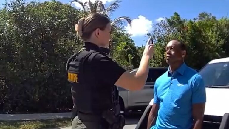 Arresto de Tiger Woods: Lo que muestra el video de la cámara corporal mientras investigan lo que provocó el accidente