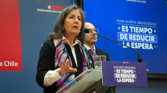 Ministra de Salud aborda intervención de alcaldes con ataúd: 