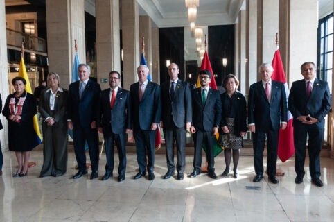 Chile encabezó cumbre de cinco países por el crimen organizado: Comprometieron grupo de trabajo/Agencia Uno