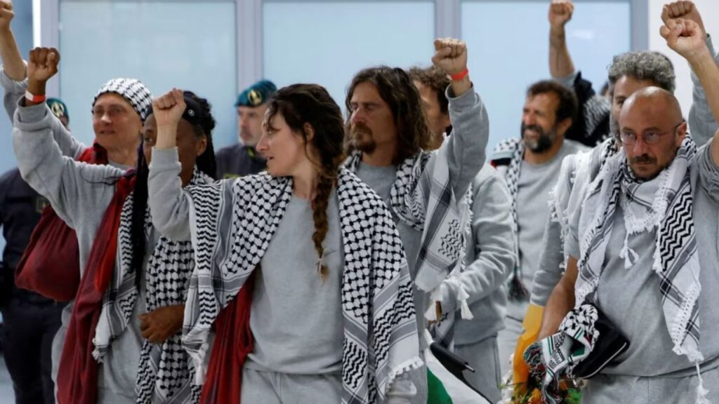 Activistas de flotilla a Gaza denuncian violencia sexual y abusos de fuerzas israelíes