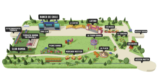 Mapa Festival Bamba/Lotus