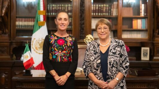 Bachelet se reúne con Sheinbaum y agradece firme respaldo: 