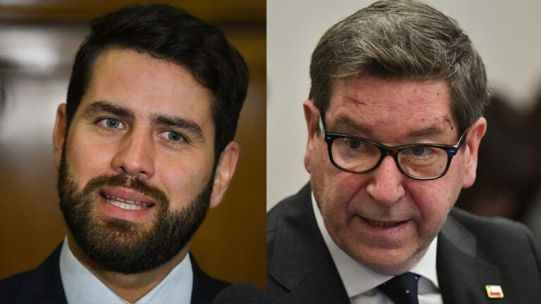 “Gobierne con madurez” y “dejaron a Chile endeudado”: Biministro Mas y senador Ibáñez protagonizan tenso cruce por Sala Cuna