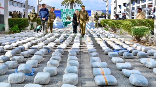 Incautan en Coquimbo casi una tonelada de marihuana que era trasladada a Santiago: Hay un detenido