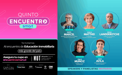 Matthei, Marcel y Landerretche encabezan el 5° Encuentro Smart de Inversión Inmobiliaria en el MUT