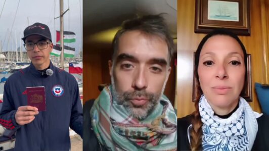 ¿Quiénes son los chilenos detenidos por Israel en la Flotilla camino a Gaza?