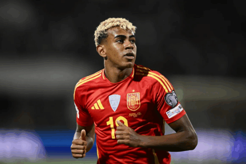 Lamine Yamal debutará en la Copas del Mundo. NIKOLAY DOYCHINOV/AFP/AFP via Getty Images