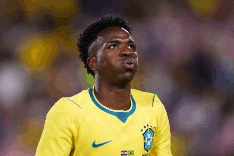 Vinícius Jr. es la bandera de un Brasil que ahora está bajo la tutela de Carlo Ancelotti. Rich Storry/Getty Images