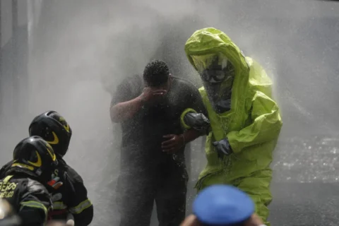Cada año se realiza el Simulacro Nacionald de sismo para preparar a la población para casos de emergencia Isaac Esquivel/EFE/(EPA) EFE