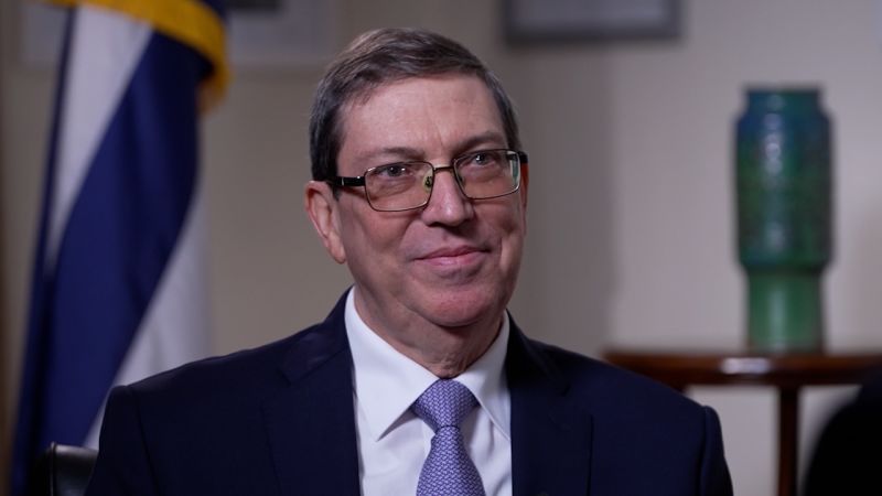 El canciller de Cuba alerta que EE.UU. está en “un camino peligroso” que 