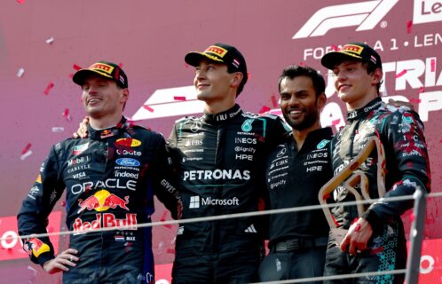 Fórmula 1: Russell gana en Austria por delante de Verstappen y Antonelli