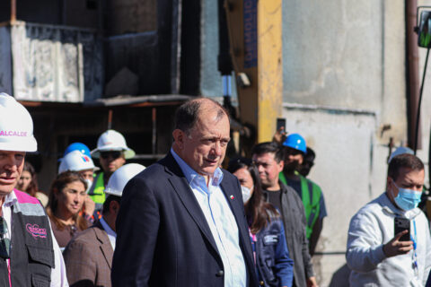 Ministro Poduje afirma que reconstrucción en Penco avanza 