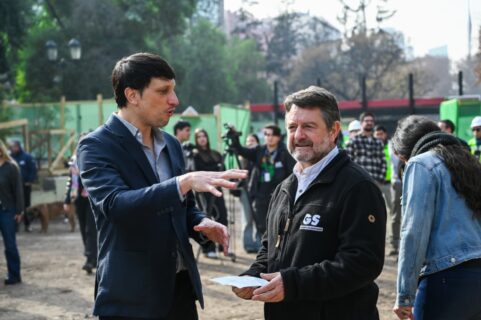 Proyecto Nueva Alameda avanza con remodelación del bandejón central/Gobernación Metropolitana