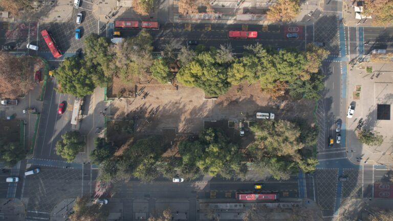 Proyecto Nueva Alameda: Avanzan obras en bandejón central que incluyen accesibilidad universal, seguridad, áreas verdes y más
